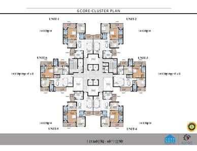Image of 2171 Sq.ft 3.5 BHK Apartment / Flat for sale in AU NBCC Aspire Leisure Valley, Noida Extension, Greater Noida for Rs. 21800000