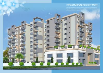 Image of 702 Sq.ft 2 BHK Apartment / Flat for sale in Roodraksh Pearl, 79 Tilla, Agartala for Rs. 4350000
