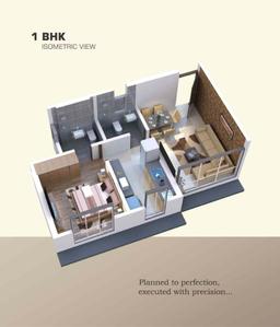 Image of 503 Sq.ft 1 BHK Apartment / Flat for sale in DGS Sheetal Tapovan, Malad East, Mumbai for Rs. 10500000