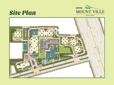 Image of 2120 Sq.ft 4 BHK Apartment / Flat for sale in Mapsko Mount Ville, Sector 79, Gurgaon for Rs. 32500000