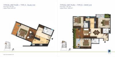 Image of 1919 Sq.ft 3 BHK Apartment / Flat for sale in Versova Sky, Kaggadasapura, Bengaluru for Rs. 28500000