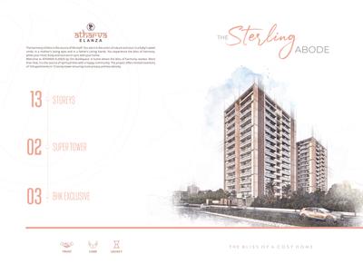 Image of 2400 Sq.ft 3 BHK Apartment / Flat for sale in Om Atharva Elanza, PDPU Road, Gandhinagar for Rs. 11300000