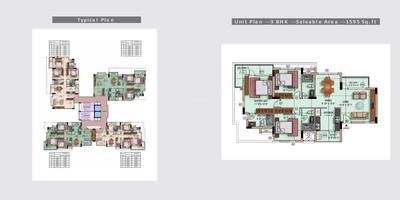 Image of 589 Sq.ft 1.5 BHK Apartment / Flat for sale in Mahindra World City, Maraimalai Nagar, Chennai for Rs. 3500000