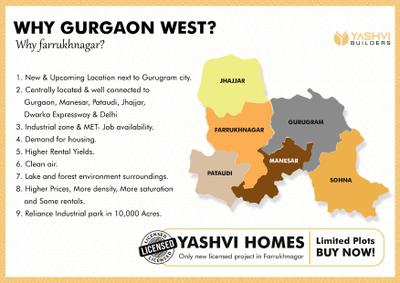 Image of 1216 Sq.ft Residential Plot / Land for sale in Golden Gate Residency, Farukh Nagar, Gurgaon for Rs. 9500000