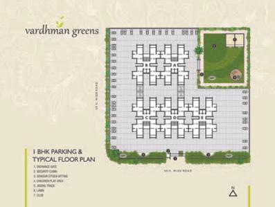 Image of 650 Sq.ft 2 BHK Apartment / Flat for sale in Vardhman Green, Ghanteshwer, Rajkot for Rs. 3200000