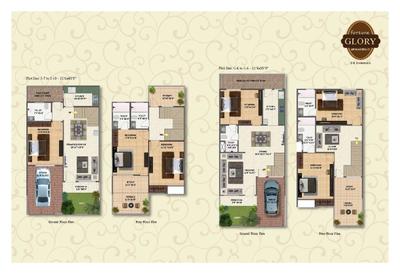 Image of 2037 Sq.ft 3 BHK Duplex for sale in Fortune Glory Extension II, Gulmohar Colony, Bhopal for Rs. 14000000