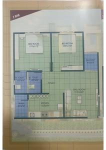 Image of 1080 Sq.ft 2 BHK Apartment / Flat for sale in Satva Gokul 2, Kathwada, Ahmedabad for Rs. 4000000
