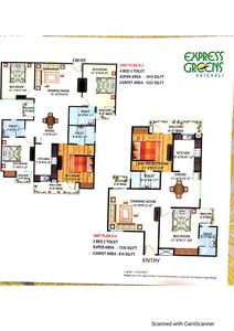 Image of 1500 Sq.ft 3 BHK Apartment / Flat for sale in Express Greens Phase 2, Vaishali, Ghaziabad for Rs. 18500000