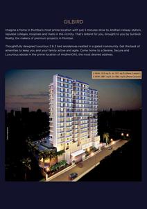 Image of 711 Sq.ft 2 BHK Apartment / Flat for sale in Sunteck MCGB Staff Gilbird CHSL, Andheri West, Mumbai for Rs. 20900000