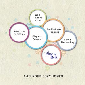 Image of 610 Sq.ft 1 BHK Apartment / Flat for sale in Mont Vert Blue Bells, Pashan, Pune for Rs. 5500000