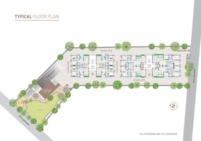 Image of 1800 Sq.ft 3 BHK Apartment / Flat for sale in Parkview One, Naranpura, Ahmedabad for Rs. 15500000
