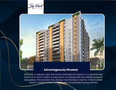 Image of 800 Sq.ft 2 BHK Apartment / Flat for sale in Gulmohar Sky Park, Dhanori, Pune for Rs. 6500000
