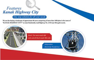 Image of 2000 Sq.ft Residential Plot / Land for sale in SDS Kanak Highway City, Mohanlalganj, Lucknow for Rs. 2000000
