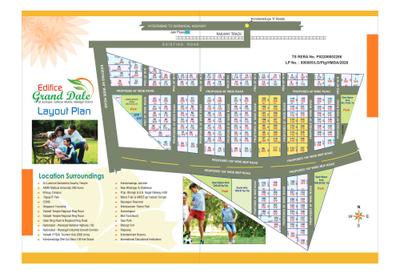 Image of 1530 Sq.ft Residential Plot / Land for sale in Edifice Grand Dale, Aushapur, Secunderabad for Rs. 2450000