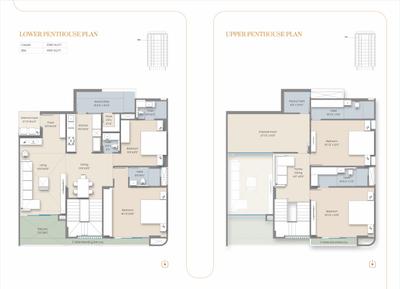 Image of 1550 Sq.ft 3 BHK Apartment / Flat for sale in Sky Vista Residency, Bhayli, Vadodara for Rs. 8700000