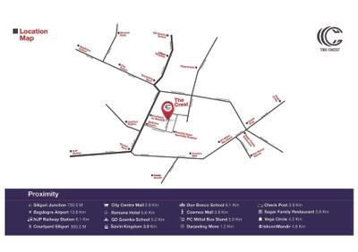 Image of 1457 Sq.ft 3 BHK Apartment / Flat for sale in Deepak The Crest, Matigara, Siliguri for Rs. 7867800
