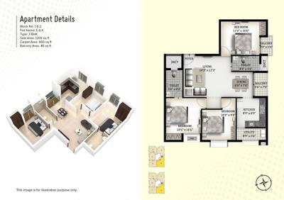 Image of 1000 Sq.ft Residential Plot / Land for sale in Hi Living Serenity, Madhavaram, Chennai for Rs. 2500000