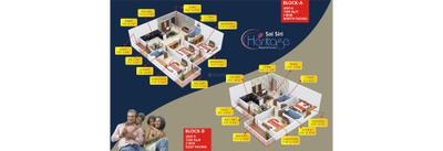 Image of 1020 Sq.ft 2 BHK Apartment / Flat for sale in Siri Heritage, Mailasandra, Bengaluru for Rs. 7700000
