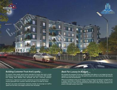 Image of 1332 Sq.ft 4 BHK Apartment / Flat for sale in Kochar Aquazen, Madhyamgram, Kolkata for Rs. 6243750