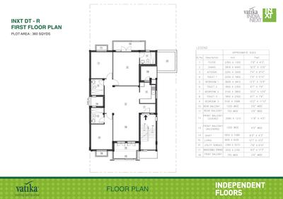 Image of 2100 Sq.ft 3 BHK Builder Floor for sale in Vatika Independent Floors, Sector 82, Gurgaon for Rs. 27000000