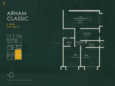 Image of 2280 Sq.ft 4 BHK Apartment / Flat for sale in Mahavir Arham Arya, Chembur, Mumbai for Rs. 70100000