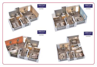 Image of 430 Sq.ft 1 BHK Apartment / Flat for sale in Adishakti CHS Adityaraj Prime , Vikhroli East, Mumbai for Rs. 7000000