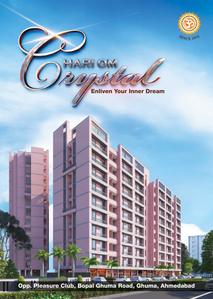Image of 738 Sq.ft 1 BHK Apartment / Flat for sale in Hari Om Crystal, Ghuma, Ahmedabad for Rs. 4100000
