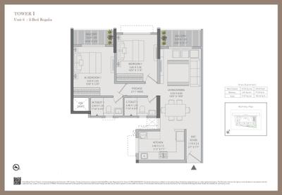 Image of 1450 Sq.ft 3 BHK Apartment / Flat for sale in K Raheja Raheja Vistas T1 And T2, Baner, Pune for Rs. 13800000