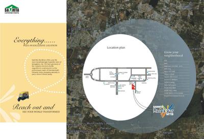 Image of 1250 Sq.ft 2 BHK Apartment / Flat for sale in Samhita Rainbow MTB, Munnekollal, Bengaluru for Rs. 11800000