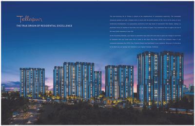 Image of 1840 Sq.ft 3 BHK Apartment / Flat for sale in My Home Tridasa, Tellapur, Sangareddy for Rs. 21000000