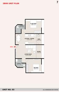 Image of 1800 Sq.ft 3 BHK Apartment / Flat for sale in Sunrise Elegance, Paldi, Ahmedabad for Rs. 12000000
