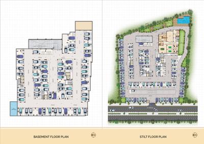 Image of 947 Sq.ft 2 BHK Apartment / Flat for sale in Elite, Bhankrota, Jaipur for Rs. 4500000
