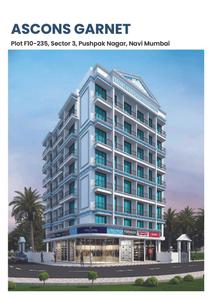 Image of 650 Sq.ft 1 BHK Apartment / Flat for sale in Ascons Garnet, Pushpak Nagar, Navi Mumbai for Rs. 3887000