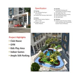 Image of 585 Sq.ft 1 BHK Apartment / Flat for sale in A P Shivdooti Residency, Ambivli, Thane for Rs. 2600000