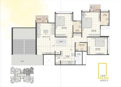 Image of 3114 Sq.ft 4 BHK Apartment / Flat for sale in Swagat Agacia, Sargasan, Gandhinagar for Rs. 25000000