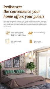 Image of 600 Sq.ft 1.5 BHK Apartment / Flat for sale in Mahindra Lakewoods, Mahindra World City, Chennai for Rs. 3380000