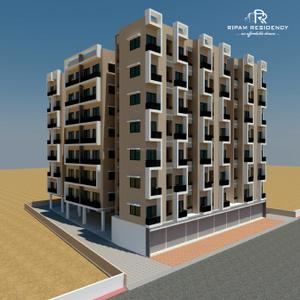 Image of 730 Sq.ft 2 BHK Apartment / Flat for sale in Ripam Residency, New Ranip, Ahmedabad for Rs. 3500000