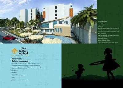 Image of 1000 Sq.ft 2 BHK Apartment / Flat for sale in Kamal The Bellaire Mint, Airport Road, Bhopal for Rs. 3000000
