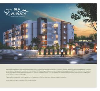 Image of 1120 Sq.ft 2 BHK Apartment / Flat for sale in SLV Enclave, K R Puram, Bengaluru for Rs. 8400000