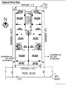 Image of 650 Sq.ft 1 BHK Independent House for sale in Kaushiki Apartment, Nagerbazar, Kolkata for Rs. 2300000