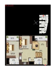 Image of 1639 Sq.ft 3 BHK Apartment / Flat for sale in Sowparnika Pragati by Sowparnika Projects &amp; Infrastructure Private Limited, Ittangur, Bengaluru for Rs. 14600000