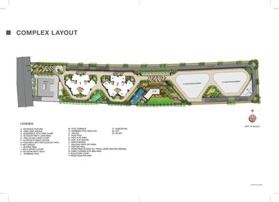 Image of 1450 Sq.ft 3 BHK Apartment / Flat for sale in Kalpataru Exquisite Wing 2, Wakad, Pune for Rs. 17500000