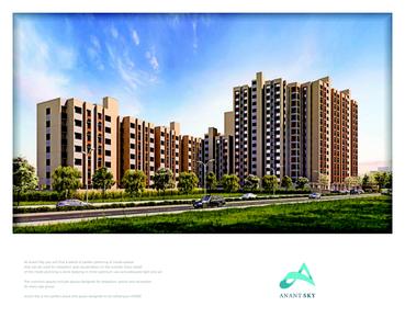 Image of 1170 Sq.ft 2 BHK Apartment / Flat for sale in Anant Sky, Ranip, Ahmedabad for Rs. 5700000