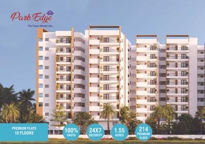 Image of 1315 Sq.ft 2 BHK Apartment / Flat for sale in Fuzen Park Edge, Boduppal, Hyderabad for Rs. 7101000