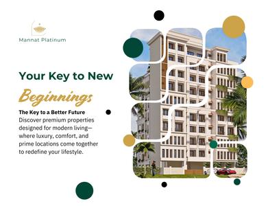 Image of 1281 Sq.ft 2 BHK Apartment / Flat for sale in Mannat Mannat Platinum, Panjim, Goa for Rs. 22015867