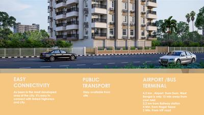 Image of 1034 Sq.ft 2 BHK Apartment / Flat for sale in Ganapati Heights by Ganapati Properties, Metiabruz, Kolkata for Rs. 41360000