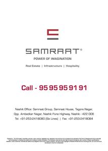 Image of 872 Sq.ft 3 BHK Villa for sale in Samraat Nucleus, Dr.Homi Bhabha Nagar, Nashik for Rs. 16500000