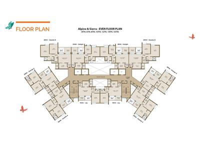 Image of 815 Sq.ft 2 BHK Apartment / Flat for sale in Shapoorji Pallonji Joyville Phase 2, Bhoirwadi, Pune for Rs. 6500000