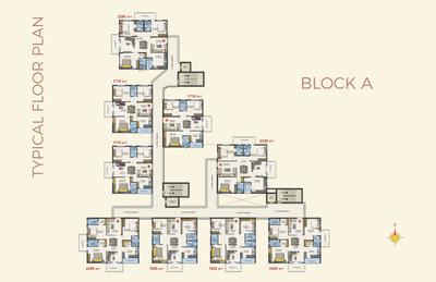 Image of 1710 Sq.ft 3 BHK Apartment / Flat for sale in Aditya Fortune Heights, Kukatpally, Hyderabad for Rs. 16500000