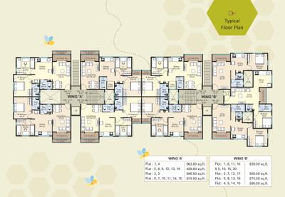 Image of 839 Sq.ft 2 BHK Apartment / Flat for sale in K B Rohamare Manomay Dream Home, Adgaon, Nashik for Rs. 3500000